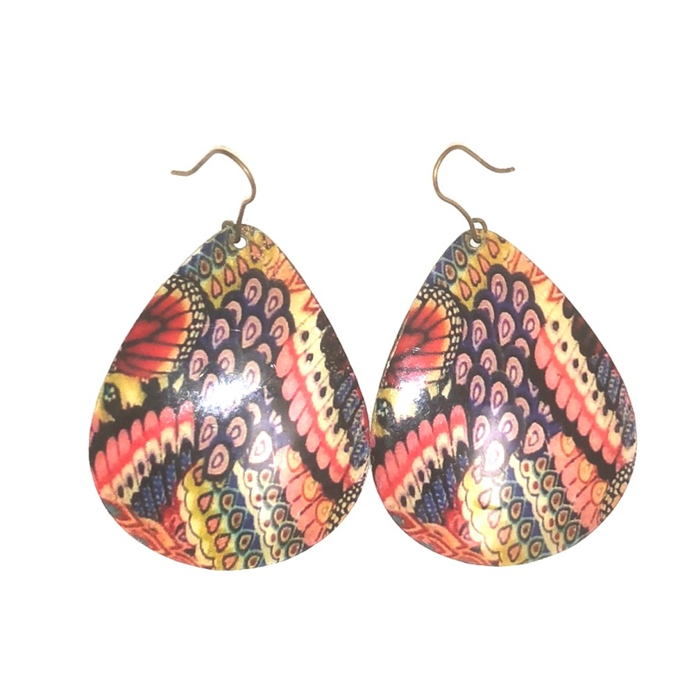 Peacock Feathers Casual earrings